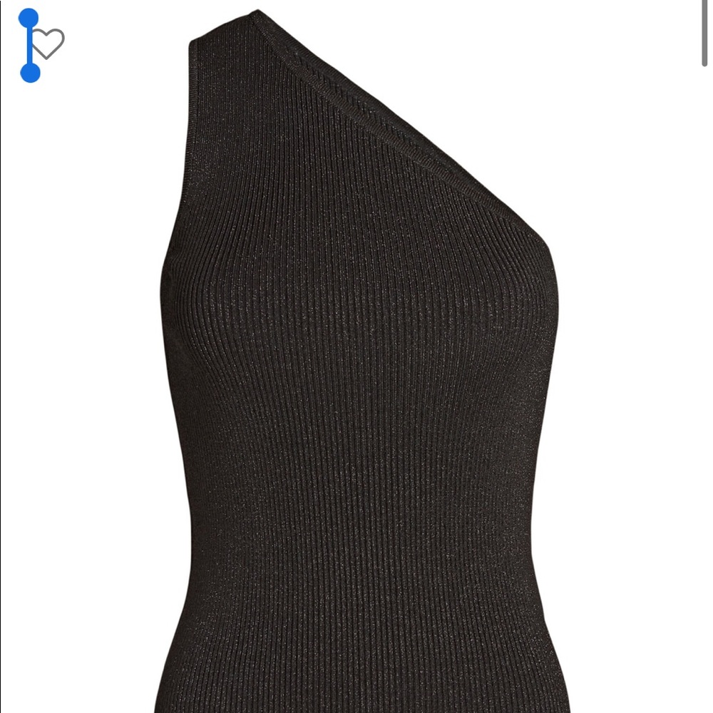 Intermix Shiny One Shoulder Top